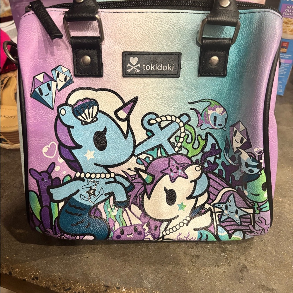 Tokidoki Pastel Unicorn and Sea Creatures Tote